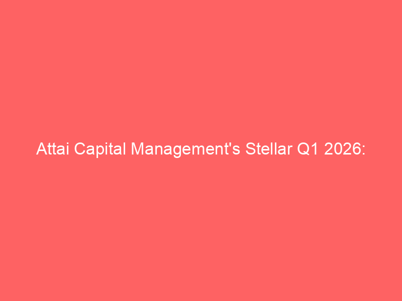 attai capital management's stellar q1 2026: astronova (alot) acquisition fuels market outperformance