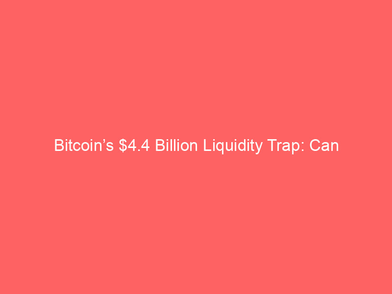 bitcoin’s $4.4 billion liquidity trap: can markets survive the record breaking etf sell off?