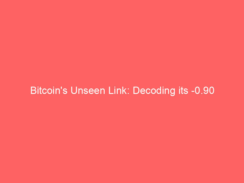 bitcoin's unseen link: decoding its 0.90 correlation with usd/jpy amidst global macro shifts