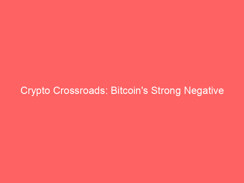 crypto crossroads: bitcoin's strong negative correlation with dollar yen rate reshapes market dynamics