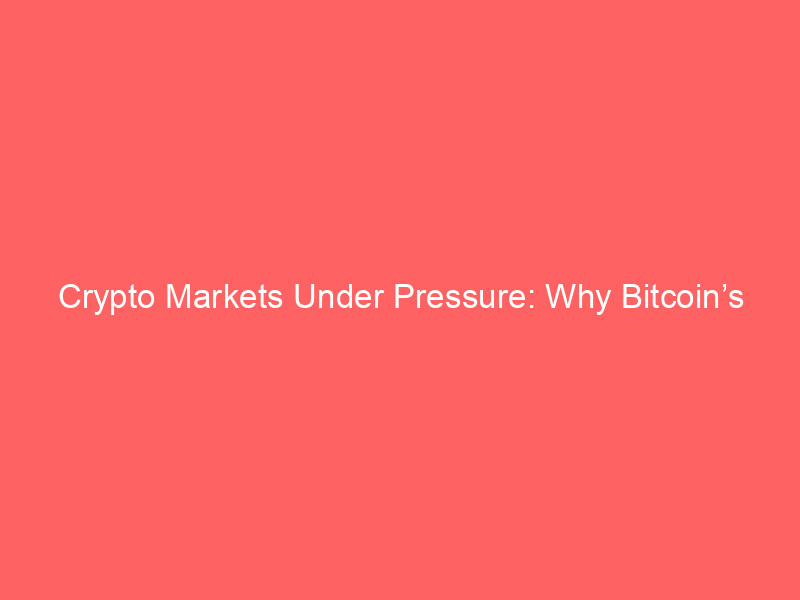 crypto markets under pressure: why bitcoin’s $60k support is faltering
