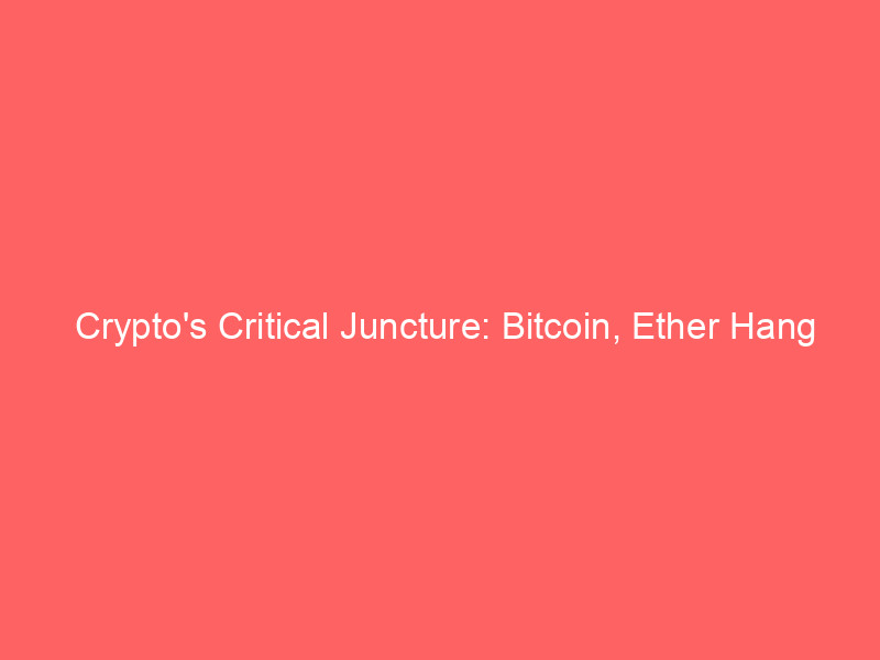 crypto's critical juncture: bitcoin, ether hang at multiyear support as options traders bet on downside