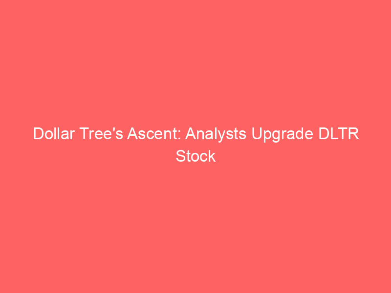 dollar tree's ascent: analysts upgrade dltr stock amid strong tailwinds and strategic growth