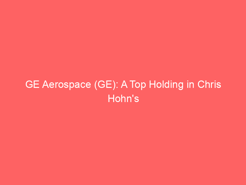 ge aerospace (ge): a top holding in chris hohn's portfolio analysis and outlook