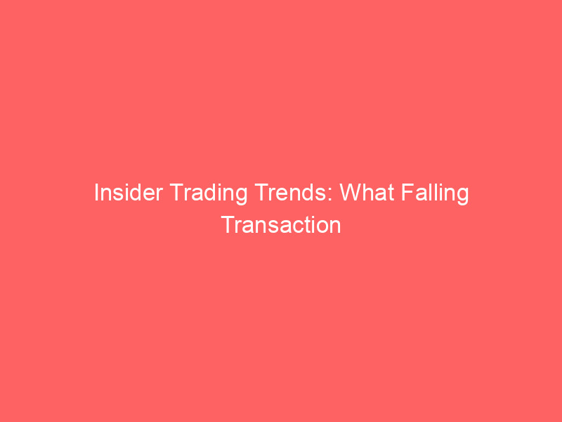 Insider Trading Trends: What Falling Transaction Volumes at IFF, DRI, and MDU Signal Ahead of Earnings insider trading trends: what falling transaction volumes at iff, dri, and mdu signal ahead of earnings