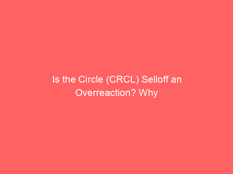 is the circle (crcl) selloff an overreaction? why openusd faces an uphill battle against usdc