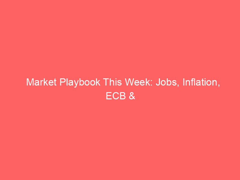 market playbook this week: jobs, inflation, ecb & nike earnings at center stage
