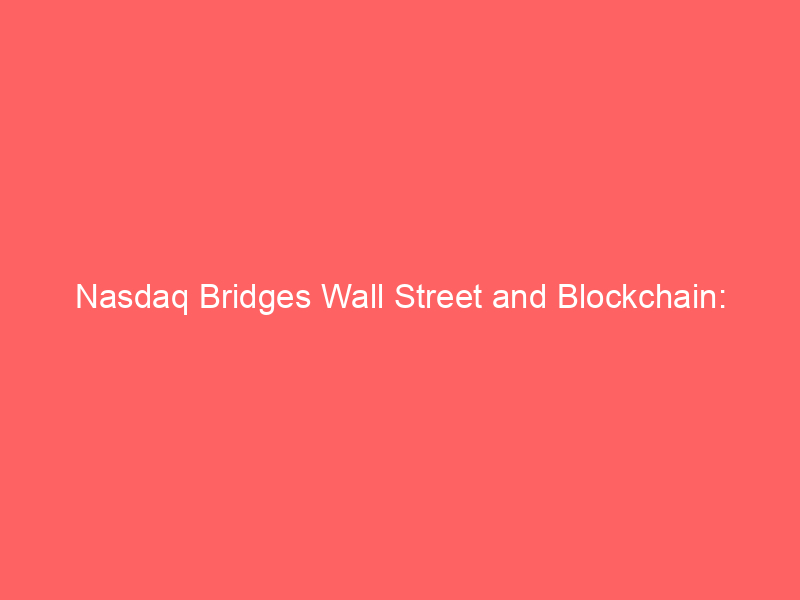 nasdaq bridges wall street and blockchain: totalview market data now streaming on pyth network