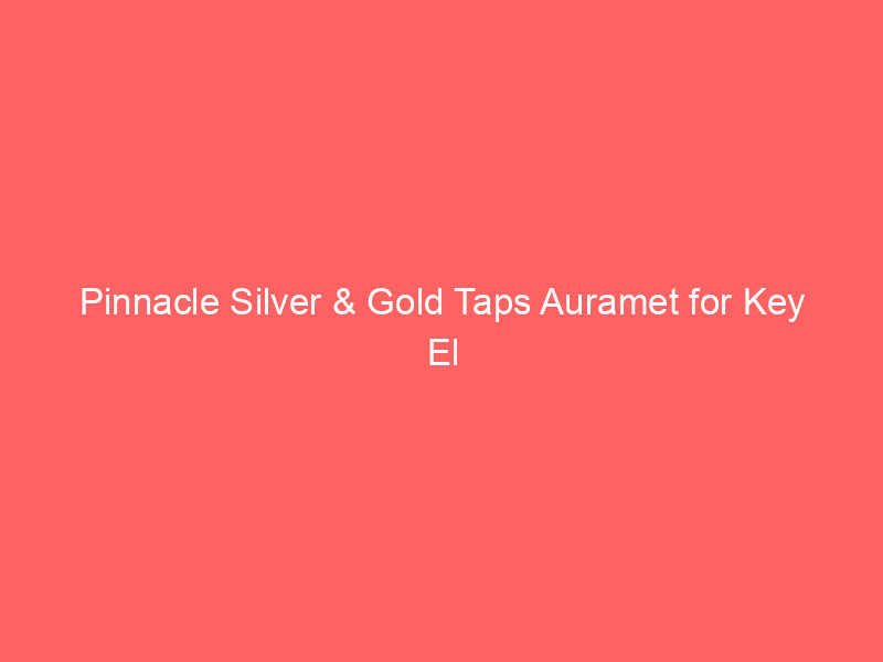 pinnacle silver & gold taps auramet for key el potrero project funding