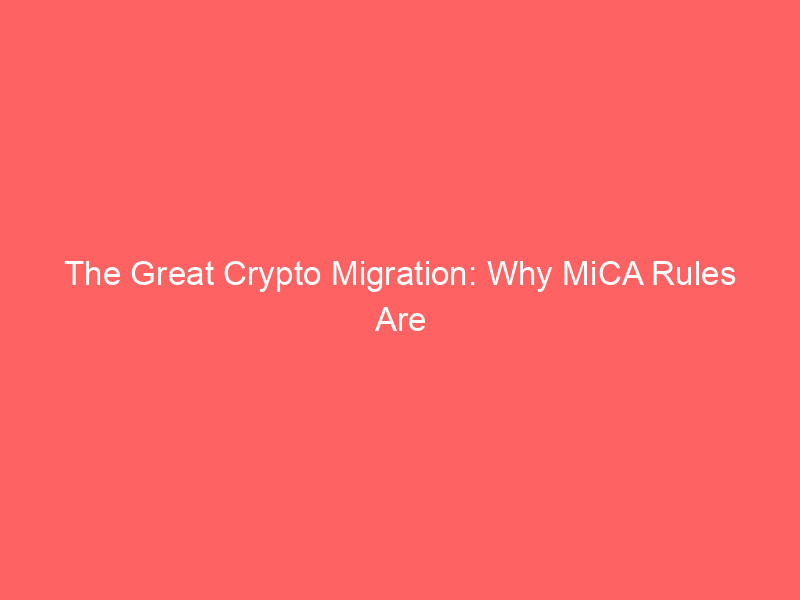 the great crypto migration: why mica rules are driving european founders to dubai's vara