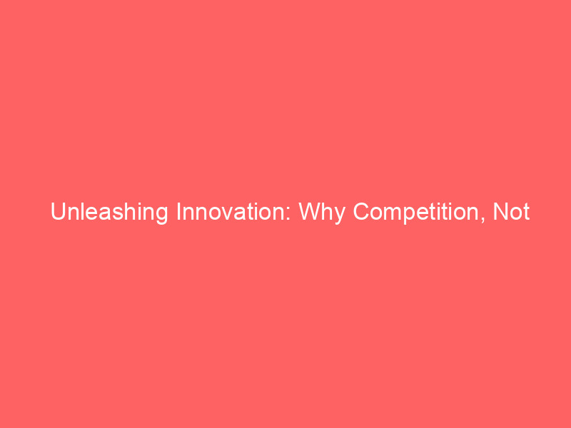 unleashing innovation: why competition, not gatekeepers, drives tokenized securities