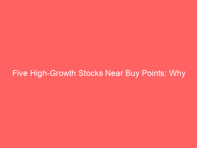 five high growth stocks near buy points: why nvidia, asml, nucor, avnet and cenovus energy are on bulls' radar