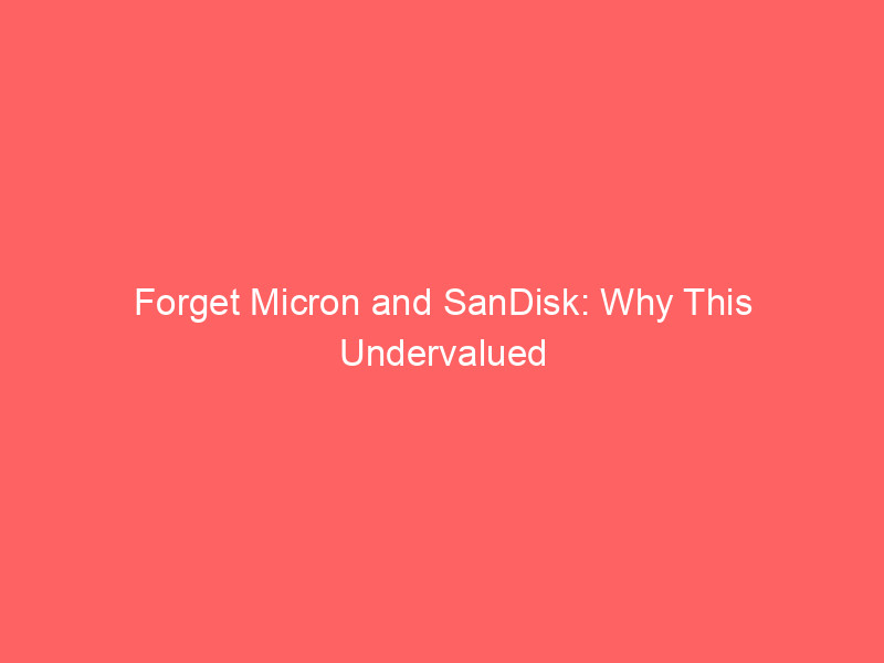 forget micron and sandisk: why this undervalued korean giant dominates the ai memory supercycle