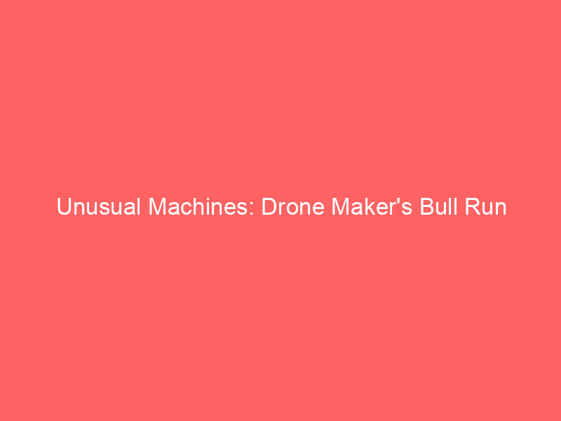 unusual machines: drone maker's bull run continues as piper sandler confirms strong growth outlook