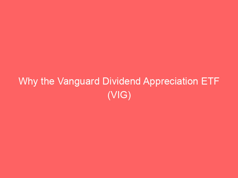 why the vanguard dividend appreciation etf (vig) is the ultimate all weather investment for the next 20 years